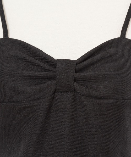 DearMyLoveRose(ディアマイラブローズ)の「胸元リボンマーメイドキャミワンピ(ワンピース・レディース・ブラック/ブルー/ベビーピンク・MEDIUM/LARGE/X-LARGE/XX-LARGE)」の8枚目の写真