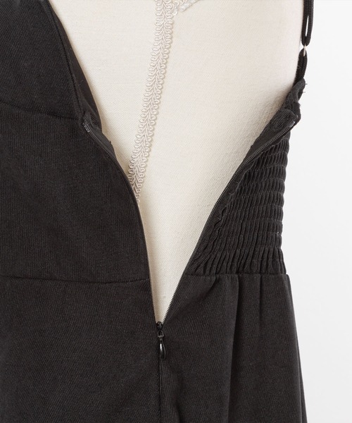 DearMyLoveRose(ディアマイラブローズ)の「胸元リボンマーメイドキャミワンピ(ワンピース・レディース・ブラック/ブルー/ベビーピンク・MEDIUM/LARGE/X-LARGE/XX-LARGE)」の12枚目の写真