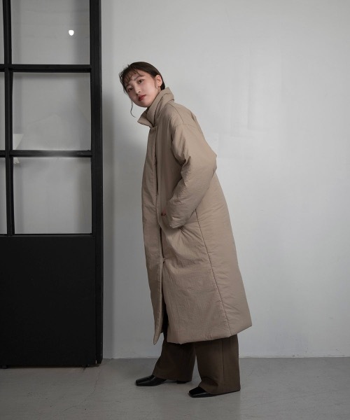lawgy(ラウジー)の「vintage quilting coat(その他アウター・レディース・アイボリー/モカ・FREE)」の9枚目の写真