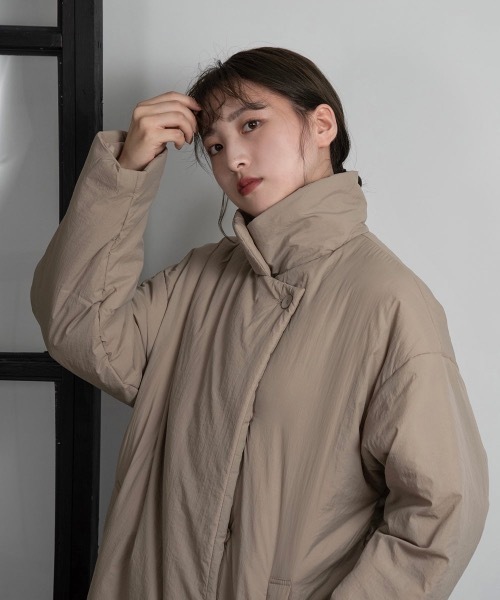 lawgy(ラウジー)の「vintage quilting coat(その他アウター・レディース・アイボリー/モカ・FREE)」の3枚目の写真