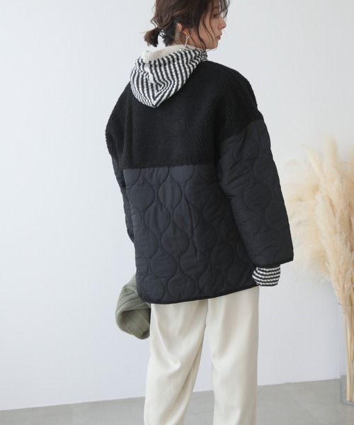 frames RAY CASSIN（フレームスレイカズン）の「WEB限定 リブバラクラバ アームウォーマー別売り（ネックウォーマー/スヌード・レディース・ターコイズブルー/オートミール/キャメル/スミクロ/イエロー×グリーン/ブラック系・FREE）」の9枚目の写真