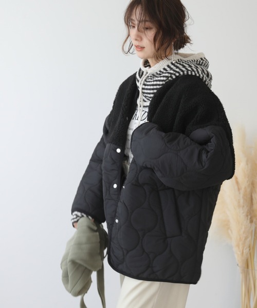 frames RAY CASSIN（フレームスレイカズン）の「WEB限定 リブバラクラバ アームウォーマー別売り（ネックウォーマー/スヌード・レディース・ターコイズブルー/オートミール/キャメル/スミクロ/イエロー×グリーン/ブラック系・FREE）」の7枚目の写真