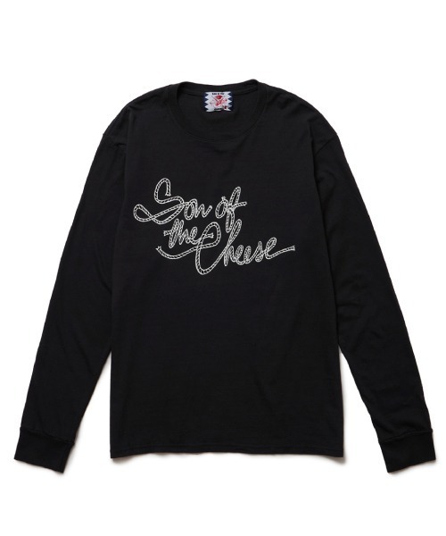 SON OF THE CHEESE（サノバチーズ）の「【SON OF THE CHEESE（サノバチーズ）】SOTC ROPE LONG SLEAVE（Tシャツ/カットソー・メンズ・ブラック/ホワイト・LARGE/MEDIUM/X-LARGE）」の4枚目の写真