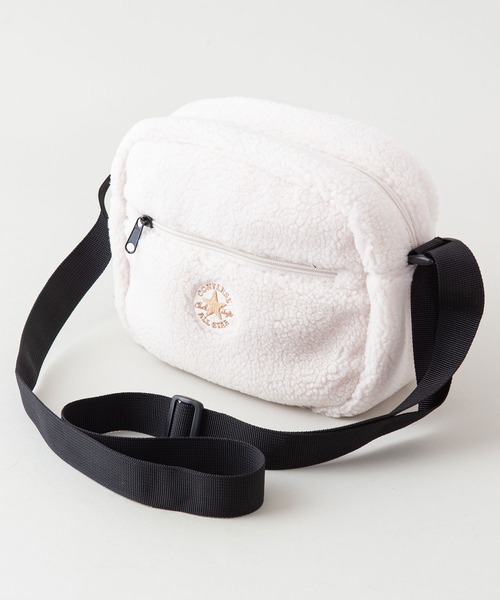 CONVERSE(コンバース)の「【CONVERSE/コンバース】ボアショルダーバッグ ミニ(ショルダーバッグ・レディース・ブラウン/グリーン/オフホワイト・FREE)」の1枚目の写真