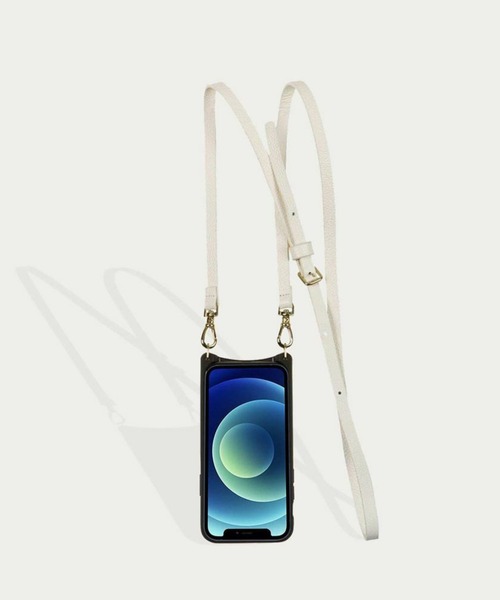 BANDOLIER（バンドリヤー）の「【BANDOLIER】DONNA SIDE SLOT ドナサイドスロットシリーズ　iPhone13/13Pro/14Pro/15/15Pro対応（スマホケース/カバー・レディース・ホワイト/ブラウン・iPhone 13/iPhone 13 Pro/iPhone 15 Pro/iPhone 15/iPhone 14 Pro）」の4枚目の写真