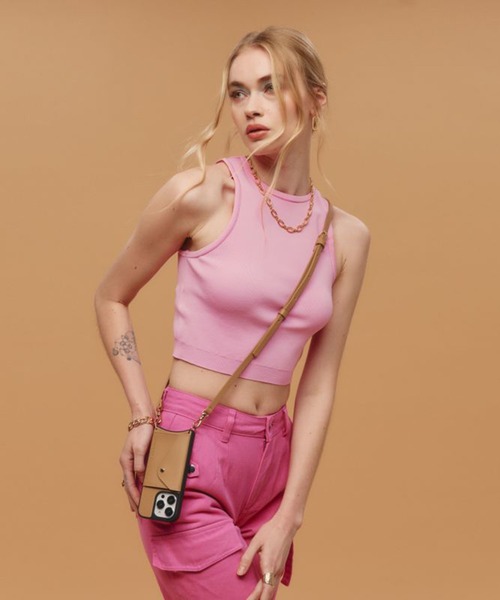 BANDOLIER（バンドリヤー）の「【BANDOLIER】DONNA SIDE SLOT ドナサイドスロットシリーズ　iPhone13/13Pro/14Pro/15/15Pro対応（スマホケース/カバー・レディース・ホワイト/ブラウン・iPhone 13/iPhone 13 Pro/iPhone 15 Pro/iPhone 15/iPhone 14 Pro）」の16枚目の写真