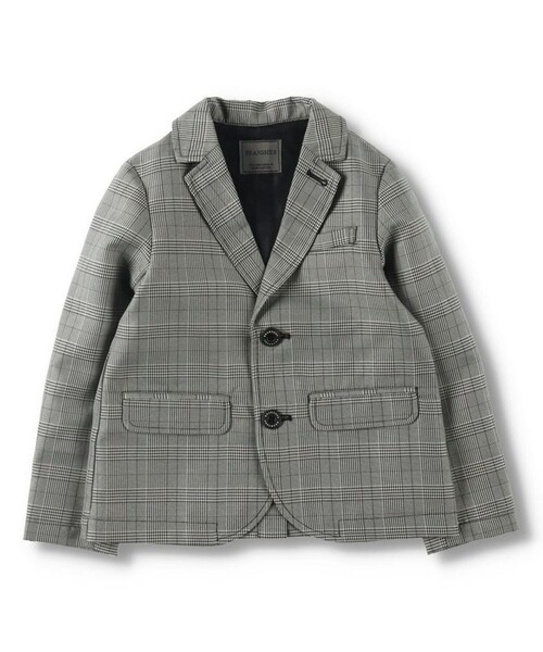BRANSHES（ブランシェス）の「【キメ服】フォーマルジャケット（テーラードジャケット・キッズ・ネイビー/グレー・120/110/130）」の16枚目の写真