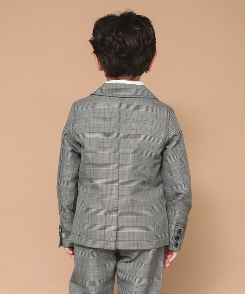 BRANSHES（ブランシェス）の「【キメ服】フォーマルジャケット（テーラードジャケット・キッズ・ネイビー/グレー・120/110/130）」の11枚目の写真