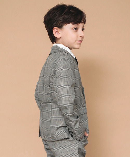 BRANSHES（ブランシェス）の「【キメ服】フォーマルジャケット（テーラードジャケット・キッズ・ネイビー/グレー・120/110/130）」の10枚目の写真