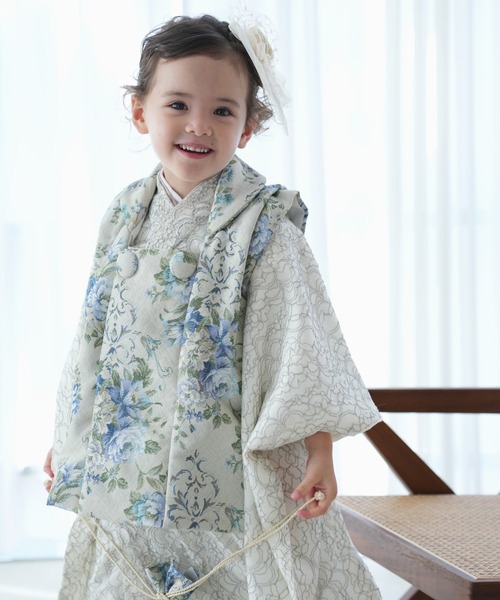 utatane（ウタタネ）の「七五三3歳用被布コートセット utatane 日本製 