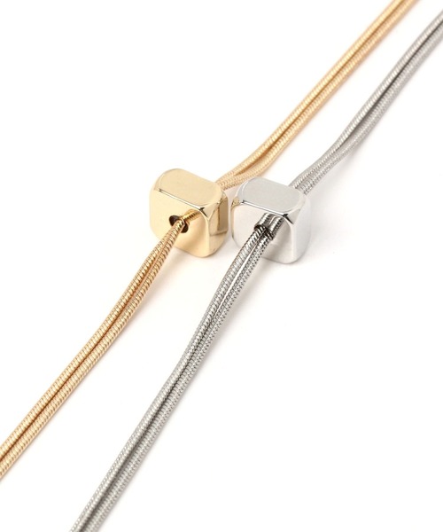 studio CLIP（スタディオクリップ）の「スライドスネークチェーンロングネックレス（ネックレス・レディース・その他1/その他2・FREE）」の4枚目の写真