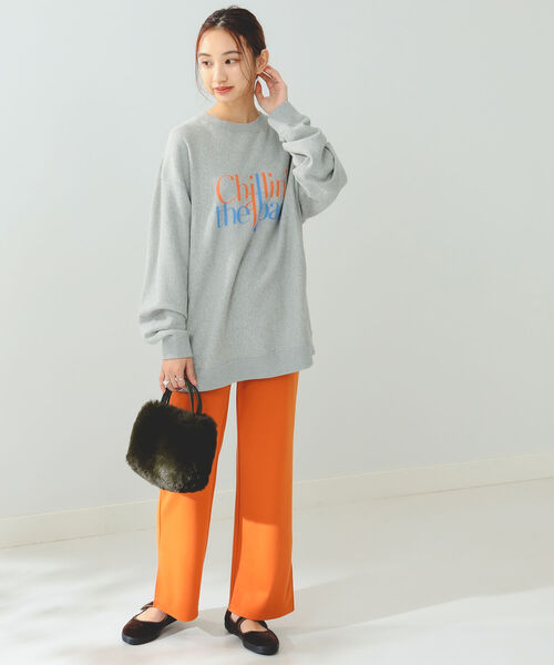 B:MING by BEAMS(ビーミングバイビームス)の「Collegiate Pacific x B:MING by BEAMS/ 別注 ロゴ クルーネック スウェット シャツ(スウェット・レディース・グリーン/レッド系その他7/ライトグレー・ONE SIZE)」の10枚目の写真