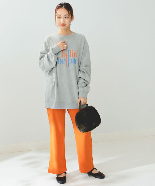 B:MING by BEAMS(ビーミングバイビームス)の「Collegiate Pacific x B:MING by BEAMS/ 別注 ロゴ クルーネック スウェット シャツ(スウェット・レディース・グリーン/レッド系その他7/ライトグレー・ONE SIZE)」の12枚目の写真