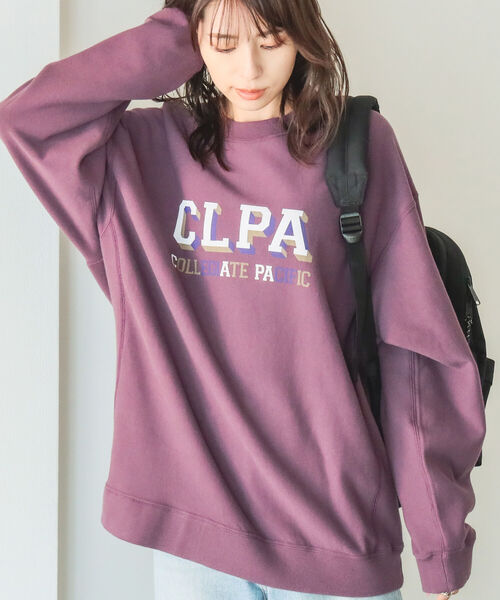 B:MING by BEAMS(ビーミングバイビームス)の「Collegiate Pacific x B:MING by BEAMS/ 別注 ロゴ クルーネック スウェット シャツ(スウェット・レディース・グリーン/レッド系その他7/ライトグレー・ONE SIZE)」の13枚目の写真