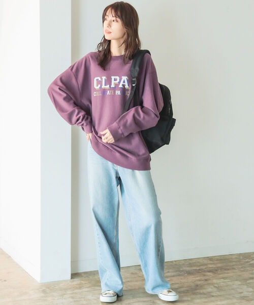 B:MING by BEAMS(ビーミングバイビームス)の「Collegiate Pacific x B:MING by BEAMS/ 別注 ロゴ クルーネック スウェット シャツ(スウェット・レディース・グリーン/レッド系その他7/ライトグレー・ONE SIZE)」の16枚目の写真
