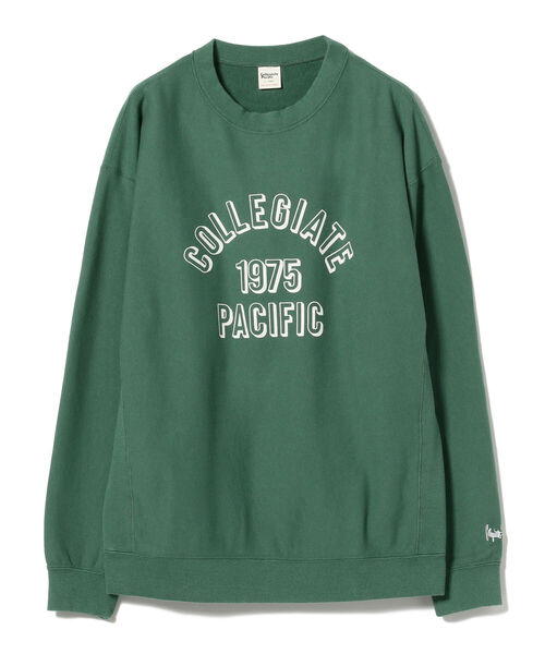 B:MING by BEAMS(ビーミングバイビームス)の「Collegiate Pacific x B:MING by BEAMS/ 別注 ロゴ クルーネック スウェット シャツ(スウェット・レディース・グリーン/レッド系その他7/ライトグレー・ONE SIZE)」の5枚目の写真