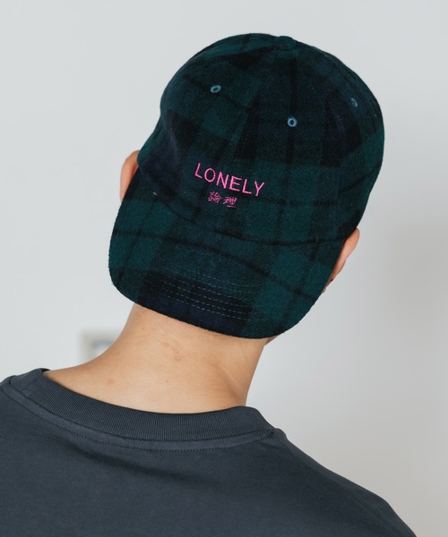 LONELY/論理(ロンリー)の「LONELY(論理)/ロンリー ICON CAP キャップ(キャップ・メンズ・グリーン/ブラック・FREE)」の1枚目の写真