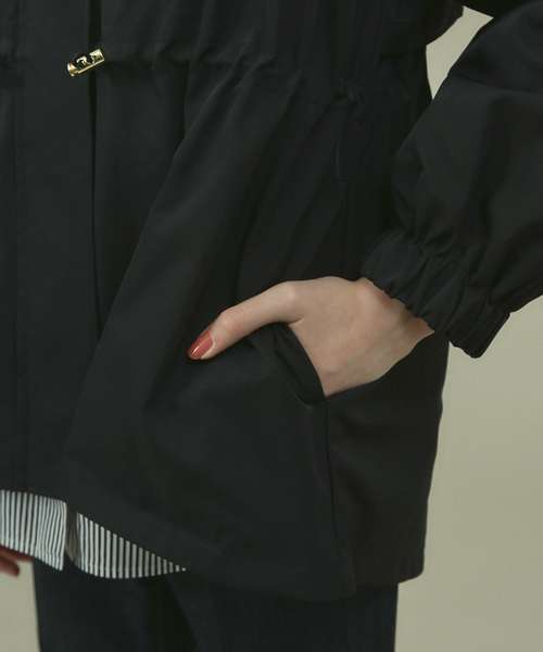 Rouge vif(ルージュヴィフ)の「ポリツィルブルゾン(ブルゾン・レディース・ネイビー/キャメル・フリー)」の15枚目の写真