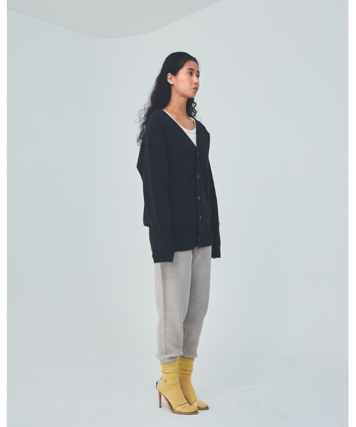 THEATRE PRODUCTS(シアタープロダクツ)の「ロングカーディガン(カーディガン/ボレロ・レディース・ブラック/ホワイト/ブラウン・FREE)」の5枚目の写真