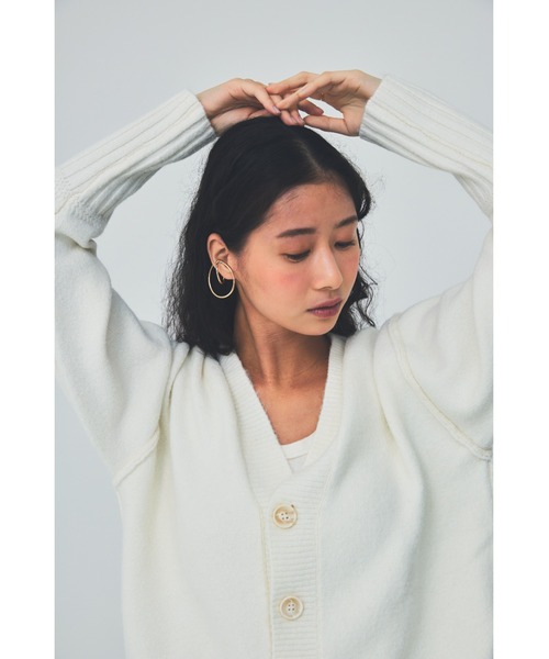 THEATRE PRODUCTS(シアタープロダクツ)の「ロングカーディガン(カーディガン/ボレロ・レディース・ブラック/ホワイト/ブラウン・FREE)」の13枚目の写真