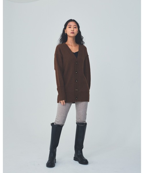 THEATRE PRODUCTS(シアタープロダクツ)の「ロングカーディガン(カーディガン/ボレロ・レディース・ブラック/ホワイト/ブラウン・FREE)」の22枚目の写真