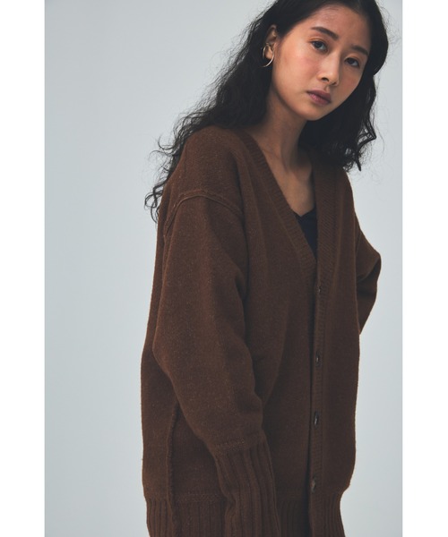 THEATRE PRODUCTS(シアタープロダクツ)の「ロングカーディガン(カーディガン/ボレロ・レディース・ブラック/ホワイト/ブラウン・FREE)」の17枚目の写真