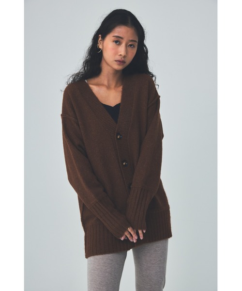 THEATRE PRODUCTS(シアタープロダクツ)の「ロングカーディガン(カーディガン/ボレロ・レディース・ブラック/ホワイト/ブラウン・FREE)」の19枚目の写真