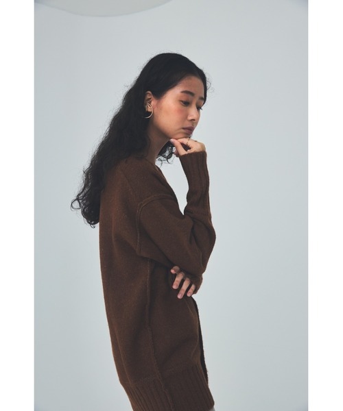 THEATRE PRODUCTS(シアタープロダクツ)の「ロングカーディガン(カーディガン/ボレロ・レディース・ブラック/ホワイト/ブラウン・FREE)」の20枚目の写真