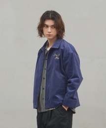 Revo. エンブロイダリーコーデュロイジップアップジャケット
