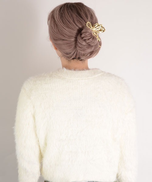 Mayree(メイリー)の「【float】リボン パール ヘアクリップ バンスクリップ(バレッタ/ヘアクリップ・レディース・シルバー/ゴールド・FREE)」の16枚目の写真