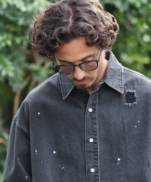 CAMBIO（カンビオ）の「mko10961-Standard Boston Sunglasses サングラス（サングラス・メンズ・ブラック×ブルー/クリアブラウン/ブラック×グレー/グレー系その他・FREE）」の6枚目の写真