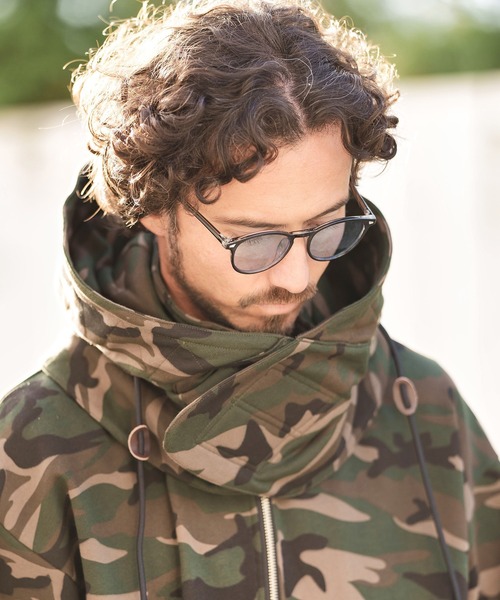 CAMBIO（カンビオ）の「mko10961-Standard Boston Sunglasses サングラス（サングラス・メンズ・ブラック×ブルー/クリアブラウン/ブラック×グレー/グレー系その他・FREE）」の11枚目の写真