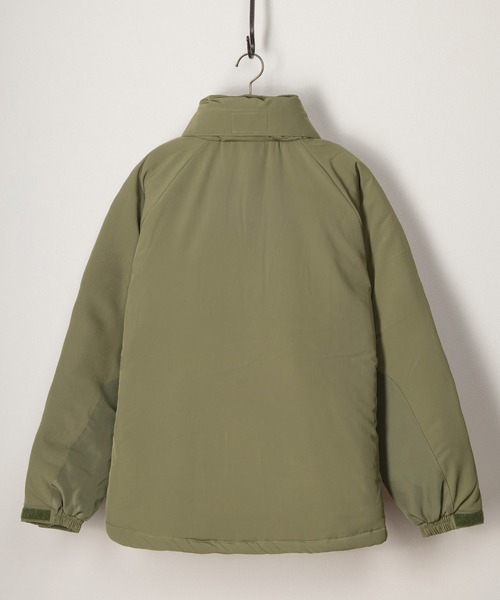 SlashDate（スラッシュデイト）の「レベル7タイプ中綿スタンドジャケット/ミリタリージャケット/ビッグシルエット（ミリタリージャケット・メンズ・ブラック/カーキ・M/L）」の3枚目の写真