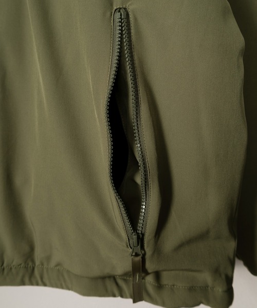 SlashDate（スラッシュデイト）の「レベル7タイプ中綿スタンドジャケット/ミリタリージャケット/ビッグシルエット（ミリタリージャケット・メンズ・ブラック/カーキ・M/L）」の10枚目の写真