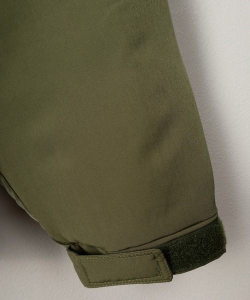 SlashDate（スラッシュデイト）の「レベル7タイプ中綿スタンドジャケット/ミリタリージャケット/ビッグシルエット（ミリタリージャケット・メンズ・ブラック/カーキ・M/L）」の11枚目の写真