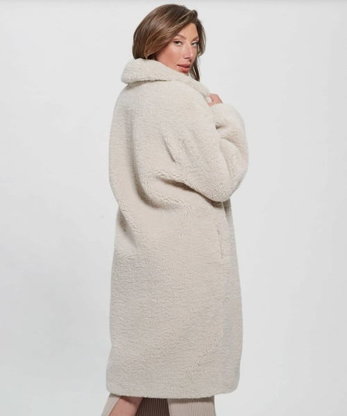 Guess（ゲス）の「Eco Alina Faux-Fur Coat（その他アウター）」 - WEAR