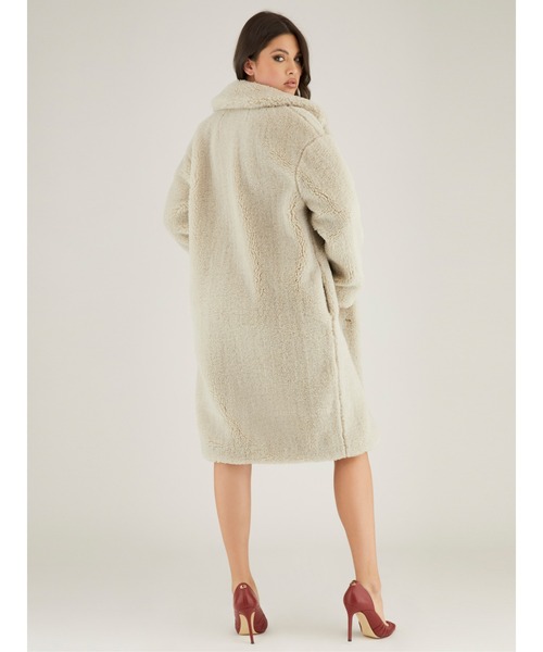 Guess（ゲス）の「Eco Alina Faux-Fur Coat（その他アウター）」 - WEAR