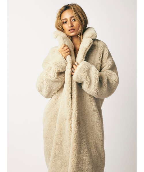 Guess（ゲス）の「Eco Alina Faux-Fur Coat（その他アウター）」 - WEAR