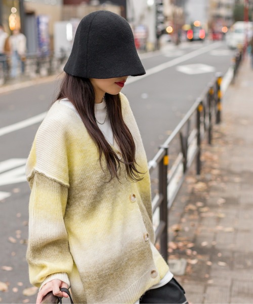 SpRay(スプレイ)の「フェルトクローシュハット(ハット・レディース・ブラック/ベージュ/モカ・FREE)」の18枚目の写真