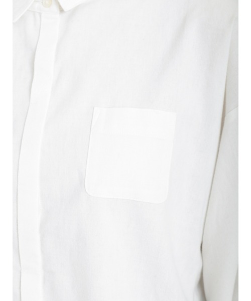 Samansa Mos2（サマンサ モスモス）の「柄アソート比翼シャツ（シャツ/ブラウス・レディース・ブルー/ブラック/オフホワイト/グリーン・ﾌﾘ-）」の22枚目の写真