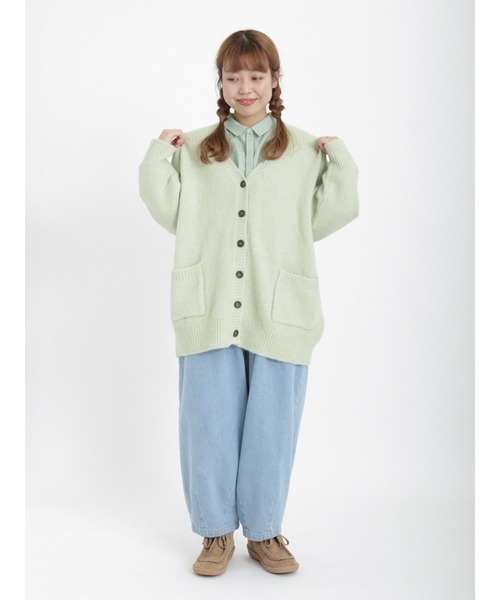 Samansa Mos2（サマンサ モスモス）の「柄アソート比翼シャツ（シャツ/ブラウス・レディース・ブルー/ブラック/オフホワイト/グリーン・ﾌﾘ-）」の8枚目の写真