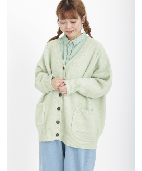 Samansa Mos2（サマンサ モスモス）の「柄アソート比翼シャツ（シャツ/ブラウス・レディース・ブルー/ブラック/オフホワイト/グリーン・ﾌﾘ-）」の9枚目の写真