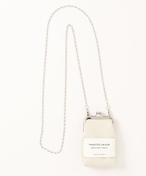 beautiful people(ビューティフルピープル)の「beautiful people mini clasp pouch 7325511960(ポーチ・レディース・ブラック/オフホワイト/グレー/ベージュ・FREE)」の7枚目の写真