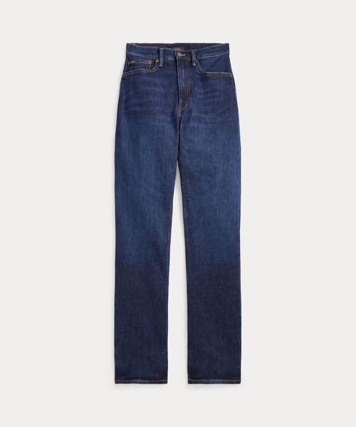 POLO RALPH LAUREN（ポロ ラルフ ローレン）の「ハイライズ ストレート フィット ジーンズ（デニムパンツ・レディース・ブルー・27S/24S/25S/28S/26S/29S）」の4枚目の写真