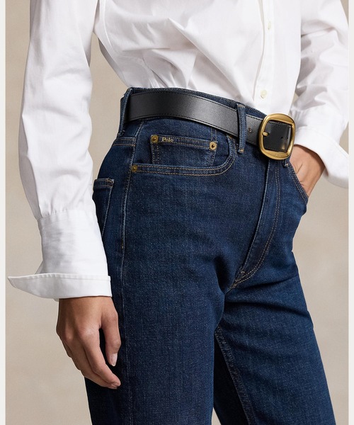 POLO RALPH LAUREN（ポロ ラルフ ローレン）の「ハイライズ ストレート フィット ジーンズ（デニムパンツ・レディース・ブルー・27S/24S/25S/28S/26S/29S）」の5枚目の写真