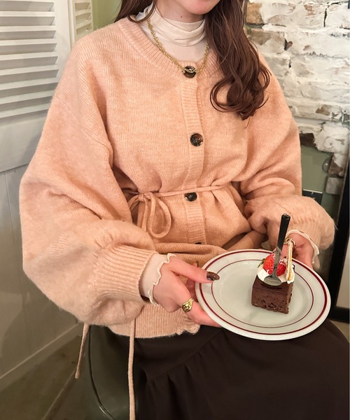 Ambre Ciel（アンブルシエル）の「シアーメローハイネックトップス／【WEB/EC限定商品】（Tシャツ/カットソー・レディース・オレンジ/ライトグリーン/ダークブラウン/ブラック/アイボリー・FREE）」の8枚目の写真