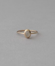 ete♡エテ　K18YG 天然キャッツアイ ブラック ムーンストーン リング ete♡エテ K18YG 天然キャッツアイ ブラック ムーンストーン