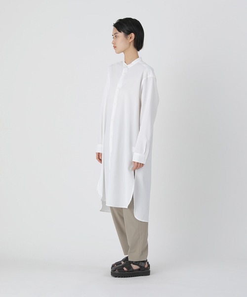 ZUCCa(ズッカ)の「(S)Dot Air SHIRTS/チュニック(チュニック・レディース・ホワイト/ブラック・M size)」の3枚目の写真