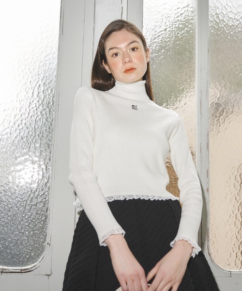 ニット/セーター miro amurette   frill neck knit MIRO AMURETTE（ミロアミュレット）｜ニット/セーター一覧 - WEAR