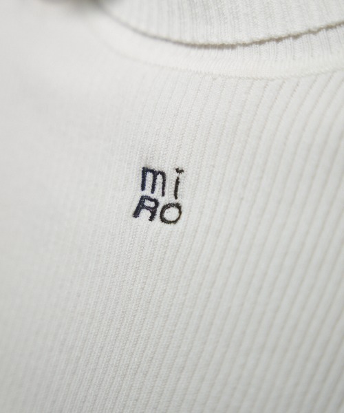 MIRO AMURETTE（ミロアミュレット）の「MIRO lace turtleneck/リブニットトップス（ニット/セーター・レディース・ホワイト・FREE）」の14枚目の写真